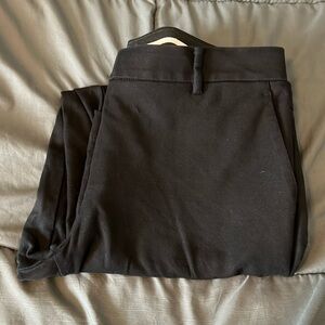 Ann Taylor Eva Twill Cropped Pant Black Size 8